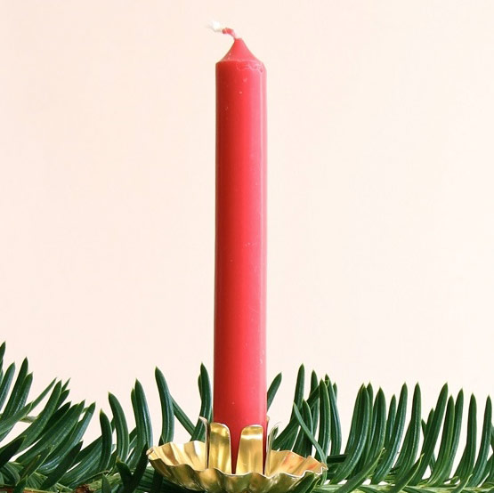 Clip-On Christmas Tree Candle Holders